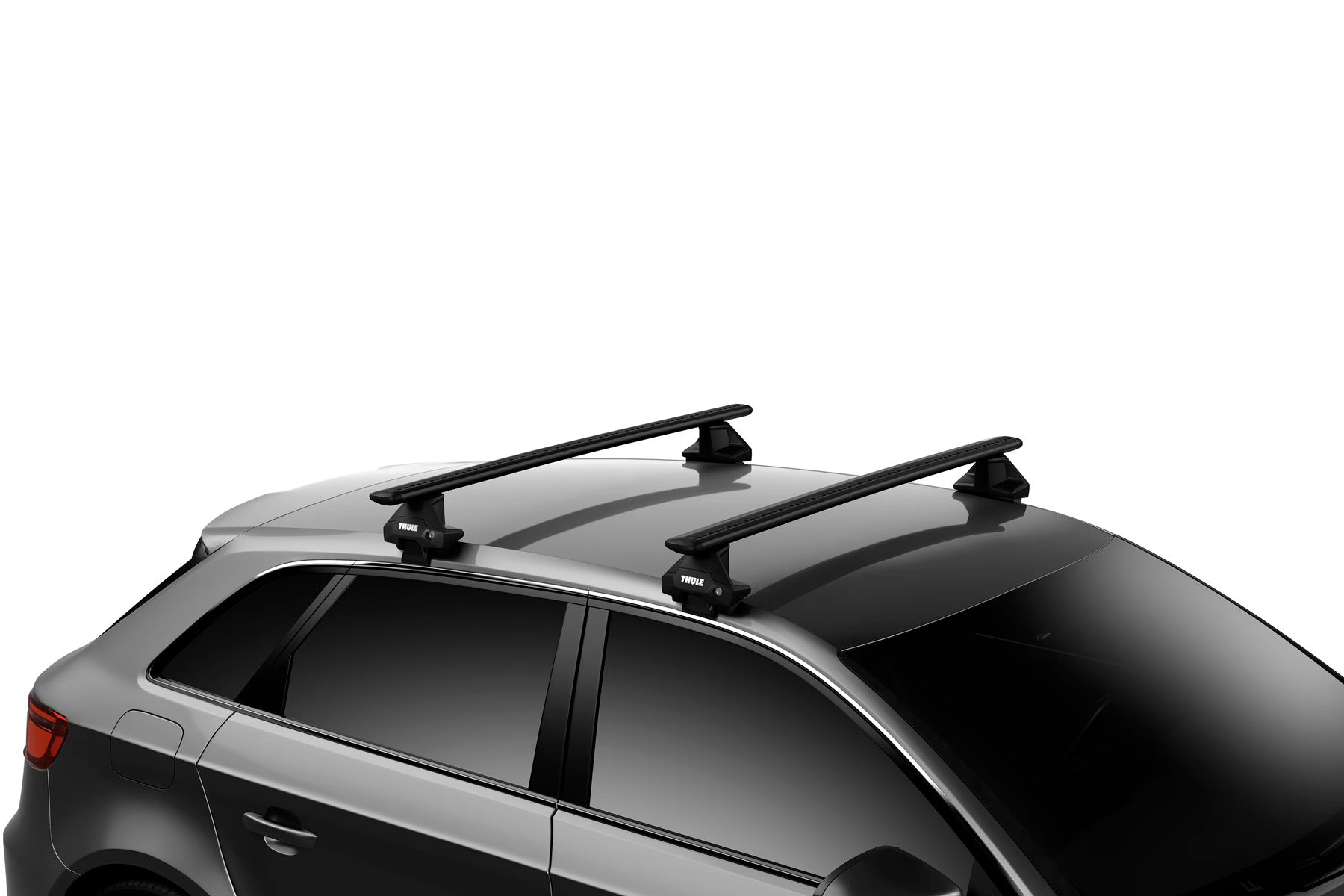 Barras De Techo Para Toyota Proace City Minivan (2019-2023) - Aluminio Negro, Soporte 75 Kg, Fácil Instalación Sin Taladrar