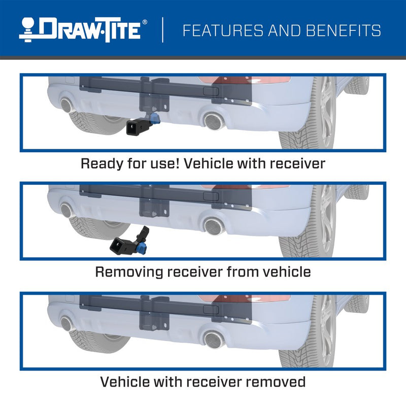 Tirón de arrastre OCULTO Draw-Tite FORD EXPLORER | Black Horse