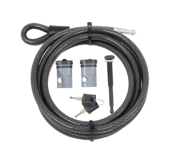 Combo Cable y Candado Saris de Tirón - Black Horse Mx