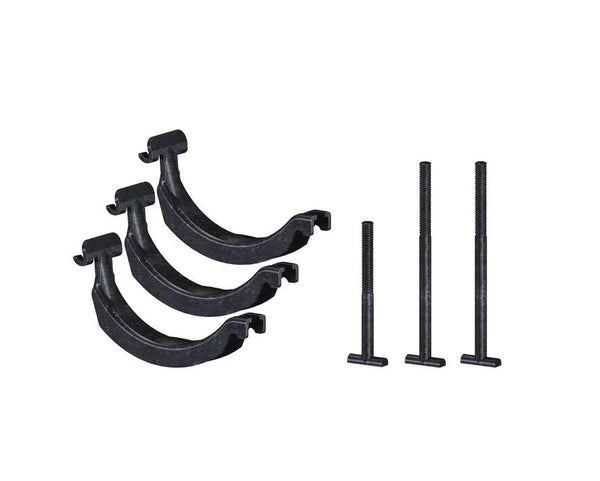 Jgo 3 adaptadores ProRide p/barra cuadrada | Black Horse