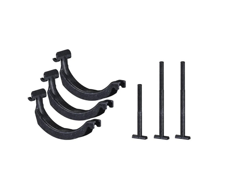 Jgo 3 adaptadores ProRide p/barra cuadrada | Black Horse