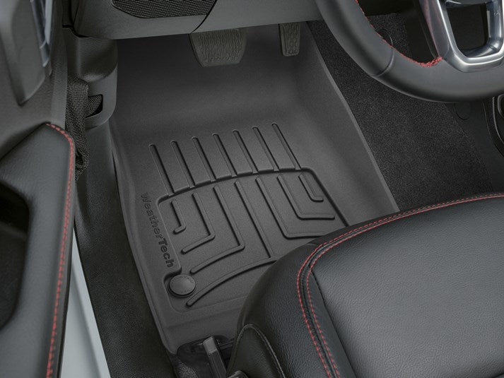 Tapetes WeatherTech Jeep Wrangler Unlimited 4 dr 18-23 1a Fila NEGRO HP - Black Horse Mx