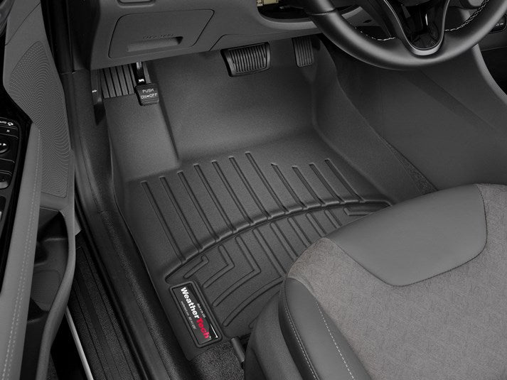 Tapetes WeatherTech Kia Niro 17-22 1a Fila NEGRO - Black Horse Mx