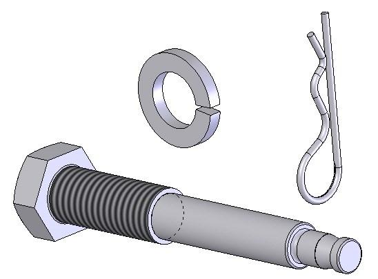 Tornillo Yakima HoldUp 2" - Black Horse Mx